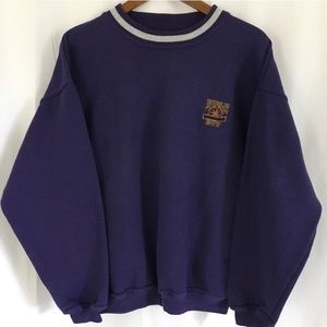 SOLD  vintage embroidered sweatshirt